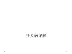 狂犬病详解