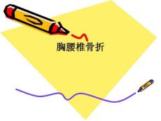胸腰椎骨折ppt课件18708