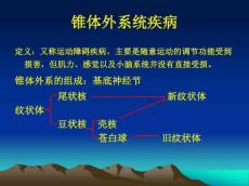 锥体外系统疾病