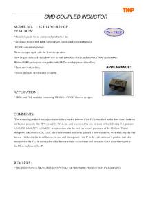 SMD COUPLED INDUCTOR