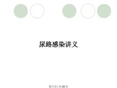 尿路感染讲义