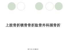 上肢骨折锁骨骨折肱骨外科颈骨折