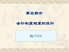 会计制度核算的设计