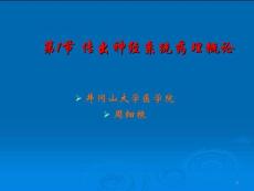 传出神经系统药理概论 药理学课件—井冈山大学医学院