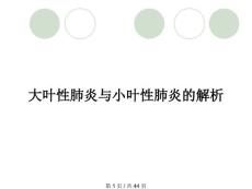 大叶性肺炎与小叶性肺炎的解析