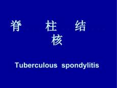 脊柱结核诊治常规课件