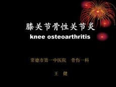 膝关节骨性关节炎