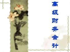 高级财务会计 课件