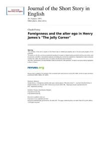 foreignness-and-the-alter-ego-in-henry-james-s-quot-the-jolly-corner-quot