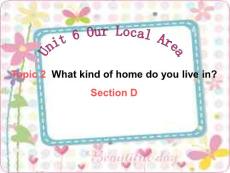 七年级(下) Unit6 TOPIC2 What kind of home do you live in Section D