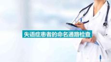 失语症的评定方法 失语症的命名通路检查