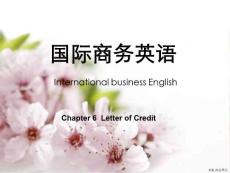 国际商务英语-Letter of Credit