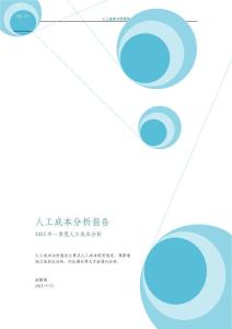 人工成本分析报告1