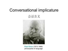 conversational implicature