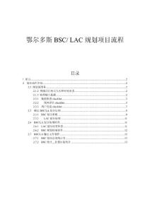 鄂尔多斯BSC LA划分流程