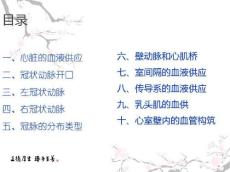冠状动脉解剖与冠状动脉造影1