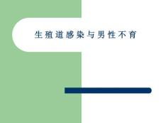 医学类-生殖道感染与男性不育男性生殖系感染的概况