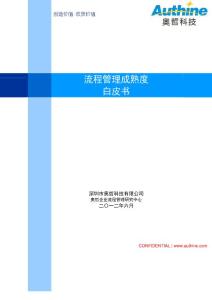 流程成熟度白皮書