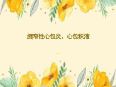 缩窄性心包炎与心包积液影像诊断