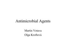 抗生素英文課件精品 Antimicrobial Agents