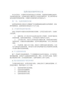 危險因素識別和管理方案