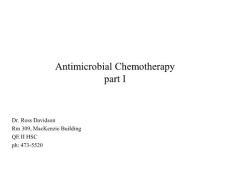 抗生素英文课件精品 Antimicrobial Chemotherapy