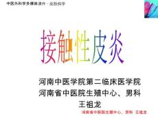 接触性皮炎ppt课件