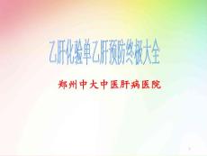 乙肝化验单乙肝预防终极大全课件