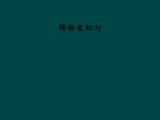 肺栓塞幻灯