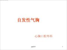 自发性气胸课件
