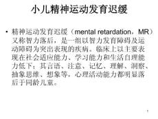 精神运动发育迟缓课件