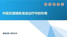 中医在玻璃体混浊治疗中的作用