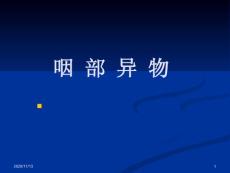 咽部异物临床图片及经验总结-课件