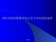 脊柱结核介绍课件