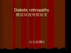 糖尿病视网膜病变课件