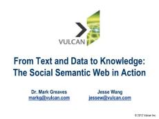 From Text and Data to Knowledge – The Social Semantic Web in Action