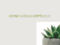 颈脊髓中央管综合征 课件