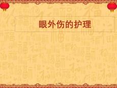 眼外伤的护理--课件