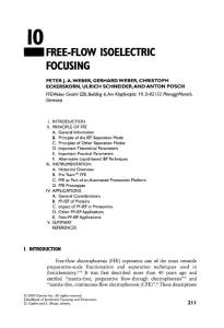 10 Free-flow isoelectric focusing