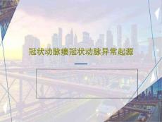 冠状动脉瘘冠状动脉异常起源课件