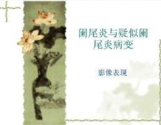 阑尾炎与疑似阑尾炎病变影像表现课件