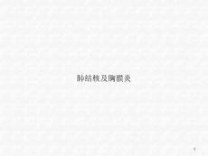 肺结核及胸膜炎课件