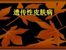 遗传性皮肤病课件
