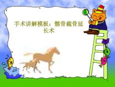 手术讲解模板髂骨截骨延长术课件