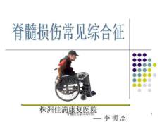 脊髓损伤临床综合征ppt课件