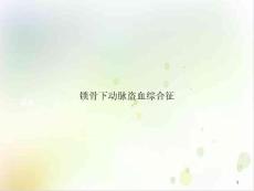 锁骨下动脉盗血综合征PPT实用版课件