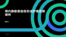 颅内静脉窦血栓形成护理查房课件