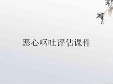 恶心呕吐评估课件