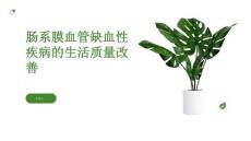 肠系膜血管缺血性疾病的生活质量改善让你的生活更加美好