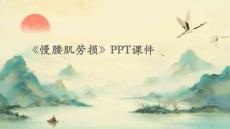 《慢腰肌劳损》课件